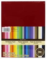 📄 recollections cardstock paper, essential 20-color assortment - 200 sheets 8.5" x 11 logo