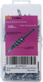 img 4 attached to 🔩 Top-Quality T K Drilling Drywall Anchors Assortment