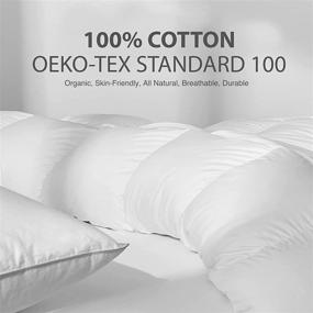 img 3 attached to KASENTEX Cotton Luxury Comforter Feather