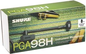 img 2 attached to 🎤 Shure PGA98H-XLR Cardioid Condenser Instrument Microphone with 15-ft XLR-XLR Cable - Enhanced SEO