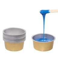 🔵 bluezoo mini waxing pot for brazilian hard wax beads hair removal warmer: hot film waxing pellets pack of 20 logo