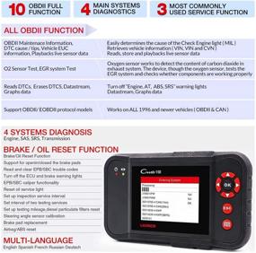 img 1 attached to Сканер LAUNCH Creader VIII OBD2: Продвинутый диагностический инструмент для механика и энтузиаста.