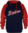 boston baseball embroidery hooded sweatshirt logo