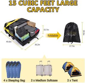 img 3 attached to Musqua Rooftop Carrier Водонепроницаемый противоскользящий