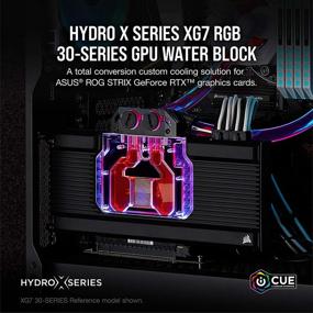 img 3 attached to 🌊 Блок жидкостного охлаждения Corsair Hydro X Series XG7 RGB для видеокарт 30-й серии Strix (3090, 3080 Ti, 3080, 3070 Ti, 3070): улучшенное охлаждение и потрясающая подсветка RGB