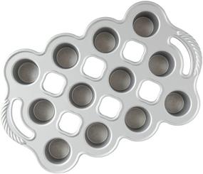 img 3 attached to 🧁 Nordic Ware Cast Aluminum Petite Popover Pan - 12 Cavity Silver/Gray, Perfect for Mini Popovers & Muffins!