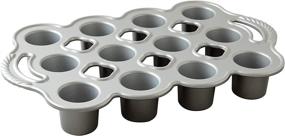 img 4 attached to 🧁 Nordic Ware Cast Aluminum Petite Popover Pan - 12 Cavity Silver/Gray, Perfect for Mini Popovers & Muffins!