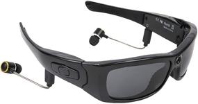 img 4 attached to 🕶️ 1080P HD Camera Bluetooth Sunglasses | Wearable Video Glasses, Ideal for Cycling, Driving, Fishing, Traveling | Perfect Gift for Family and Friends