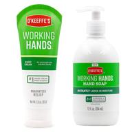 👐 o'keeffe's working hands hand cream, 3oz tube and working hands moisturizing hand soap, 12oz pump logo