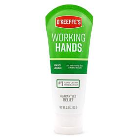 img 2 attached to 👐 O'Keeffe's Working Hands Hand Cream, 3oz Tube and Working Hands Moisturizing Hand Soap, 12oz Pump