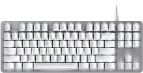 img 4 attached to 💻 Механическая клавиатура Razer BlackWidow Lite TKL: Orange Switches - тактильное и бесшумное нажатие клавиш - белая подсветка клавиш с белой подсветкой - компактный и съемный кабель - белый ртуть, стандартный размер