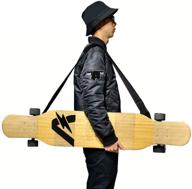 🛹 convenient ys sport longboard skateboard sling: ultimate shoulder carrier backpack for easy transportation and storage logo