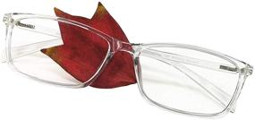 img 4 attached to 👓 Computer Reading Glasses: Blue Light Blocking Eyewear for Women & Men - Reduce Eye Strain, Anti Glare, Lightweight Readers