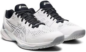 img 3 attached to ASICS Elite Volleyball Shoes Silver Men's Shoes