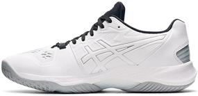 img 1 attached to ASICS Elite Volleyball Shoes Silver Men's Shoes