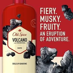 img 2 attached to 🌋 Ultimate Cleanse: Old Spice Charcoal Build-Up Removing Shampoo for Men - Volcano Scent, 25.3 fl oz Twin Pack