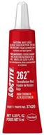 🔴 loctite 262 threadlocker for automotive: high-strength, oil tolerant, high-temp solution in red, 6ml tube (pn: 37420 - 487231) logo