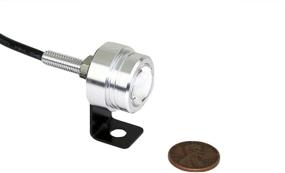 img 3 attached to ⚡ 100 Lumen Waterproof Tiny LED Spotlight - 1 Watt High Power LED - 1&#34; Diameter - Cool White - 10 to 30VDC