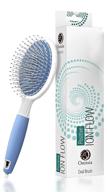 👩 osensia oval ionic hair brush for women - paddle detangler for curly hair, blow drying wet hair - perfect for thick & frizzy hair - ideal gift logo