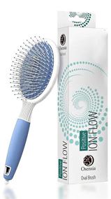 img 4 attached to 👩 Osensia Oval Ionic Hair Brush for Women - Paddle Detangler for Curly Hair, Blow Drying Wet Hair - Perfect for Thick & Frizzy Hair - Ideal Gift