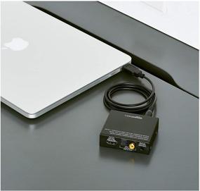 img 1 attached to 🔌 Amazon Basics 4K HDMI в HDMI и аудио-экстрактор конвертер - Поддержка Apple TV, Fire TV, Blu-Ray плееров