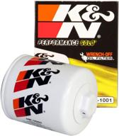 k&amp;n premium oil filter (hp-1001) for chevrolet, gmc, buick, and pontiac: engine protection for select vehicle models - see description for compatibility logo