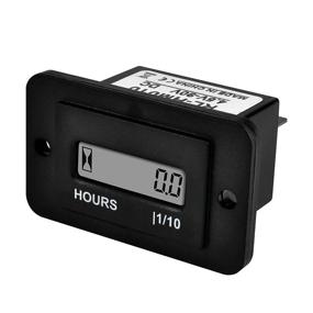 img 4 attached to ⏱️ Jayron LCD Hour Meter: Resettable, No Battery Required for Small Engines, Quad Bikes, Motorcycles, Lawn Mowers, Snowmobiles, Motocross, and Chainsaws - DC 4.5-90V