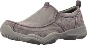 img 4 attached to 👞 Skechers Larson Bolten Slip Charcoal Men's Loafers & Slip-Ons: Stylish & Comfortable Footwear