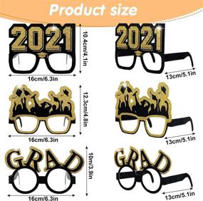 img 3 attached to Graduation Eyeglasses Decoration Congrats Supplies