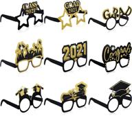 graduation eyeglasses decoration congrats supplies logo