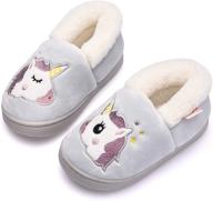 besonety fuzzy slippers for girls and boys - toddler shoes logo