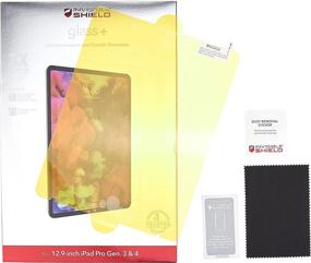 img 2 attached to 📱 ZAGG InvisibleShield Glass Plus: The Best Clear Tempered Glass Screen Protector for Apple iPad Pro 12.9 Inch