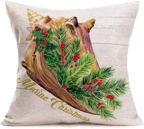 img 2 attached to Christmas Decoration Mistletoe Pillowcase OP Nautical