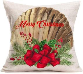 img 1 attached to Christmas Decoration Mistletoe Pillowcase OP Nautical