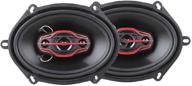 🔊 dual electronics dls574 4-way car speakers: high power 6x8 or 5x7 inch with 160w and balanced dome midrange logo