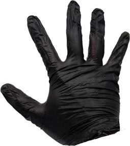 img 3 attached to 🧤 Highly Protective EDC SureSafe Vinyl Nitrile Blend Vitrile Disposable Gloves: Latex-Free & Powder-Free for Enhanced Safety - Pack of 100