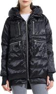 orolay womens thickened jacket hooded women's clothing logo