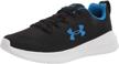 under armour essential sneaker black men's shoes and athletic logo