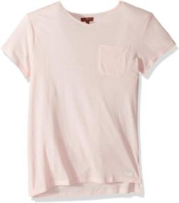 img 1 attached to All Mankind Girls T Shirt Potpourri Girls' Clothing for Tops, Tees & Blouses