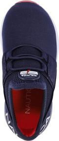 img 1 attached to Nautica Girls' Bungee Running Athletic Sneakers