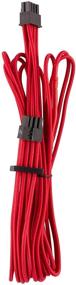 img 1 attached to 💯 CORSAIR Red Premium Individually Sleeved PSU Cables Starter Kit with 2-Year Warranty for Corsair Power Supplies