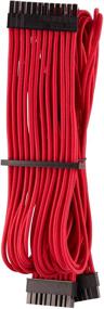 img 3 attached to 💯 CORSAIR Red Premium Individually Sleeved PSU Cables Starter Kit with 2-Year Warranty for Corsair Power Supplies
