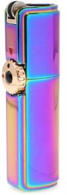 img 3 attached to 🔥 Scorch Torch Skyline: Powerful Triple Jet Flame Torch Lighter with Cigar Punch Cutter Tool - Rainbow Finish