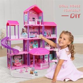 img 3 attached to 🏠 Улучшите веселье и творческую игру с мебелью для кукольного домика Beefunni Doll House