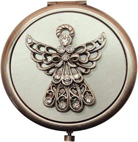 img 1 attached to 💫 Fei Gifts Angel Mirror Compact