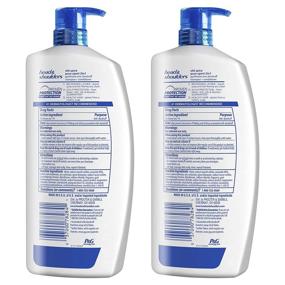 img 3 attached to 🧴 Head and Shoulders 2-in-1 Shampoo and Conditioner, Old Spice Pure Sport Scent, 31.4 Fl Oz Twin Pack - Anti Dandruff Treatment and Scalp Care