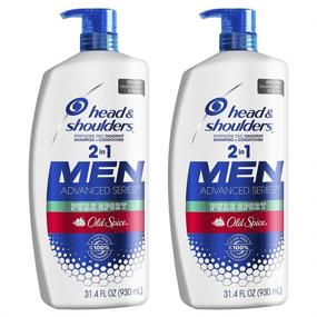 img 4 attached to 🧴 Head and Shoulders 2-in-1 Shampoo and Conditioner, Old Spice Pure Sport Scent, 31.4 Fl Oz Twin Pack - Anti Dandruff Treatment and Scalp Care