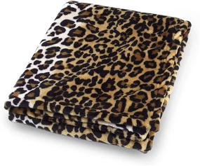 img 3 attached to Tadpoles Leopard Blanket Perfect Cheetah