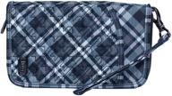 lug womens tandem plaid grey logo