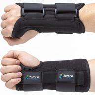 🖐️ carpal tunnel wrist brace support and metal splint stabilizer [single] - effective relief for tendinitis, arthritis and carpal tunnel pain - accelerates recovery time for men and women - left hand (l/xl) логотип